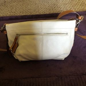 Coach leather shoulder bag